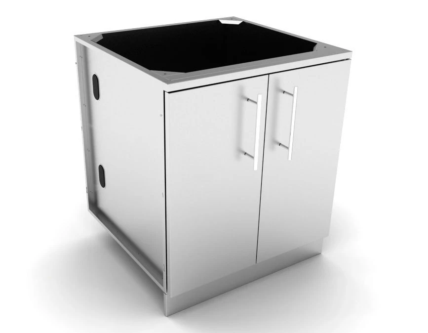 Módulo Inox. Con 2 Puertas 76 Cm. 3 Módulo Inox. Con 2 Puertas 76 Cm.