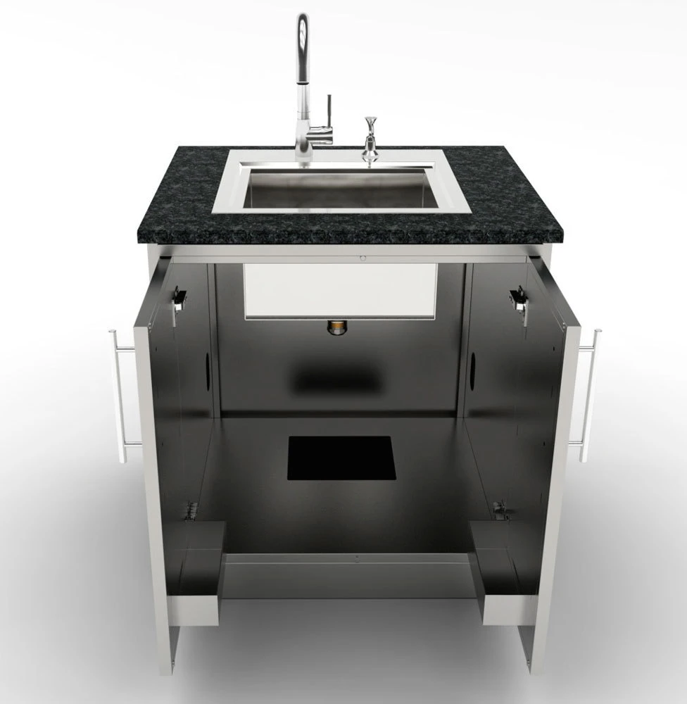 Módulo Inox. Con 2 Puertas 76 Cm. 5 Módulo Inox. Con 2 Puertas 76 Cm. - Imagen 3