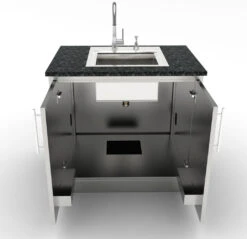 Módulo Inox. Con 2 Puertas 91 Cm. 11 Módulo Inox. Con 2 Puertas 91 Cm. -Biohort || Napoleon || Weber Tienda de ventas Modulo Inox con 2 Puertas 91 cm 3