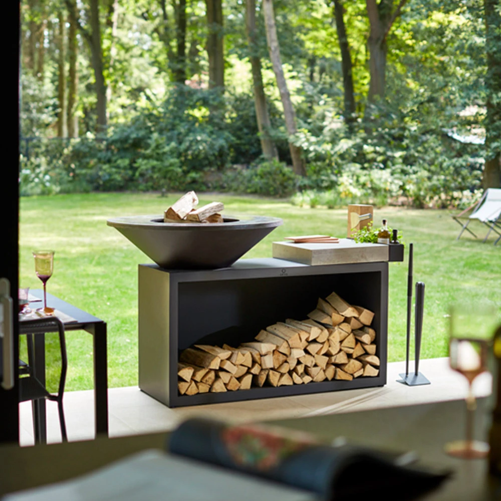 Ofyr Isla Cerámica Negro Gris Claro OIB-100-100-CL 5 Ofyr Isla Cerámica Negro Gris Claro OIB-100-100-CL - Imagen 4