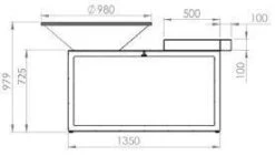 Ofyr Isla Cerámica Negro Gris Claro OIB-100-100-CL 14 Ofyr Isla Cerámica Negro Gris Claro OIB-100-100-CL -Biohort || Napoleon || Weber Tienda de ventas Ofyr Isla Ceramica Negro Gris Claro OI 100 100 CL 7