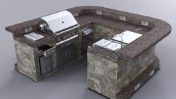 Puerta Vertical Ventilada Derecha -Biohort || Napoleon || Weber Tienda de ventas Puerta vertical ventilada isla barbacoa 2