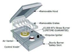 Quemador De Gas Simple Para Encastrar 10 Quemador De Gas Simple Para Encastrar -Biohort || Napoleon || Weber Tienda de ventas Quemador gas Simple para Encastrar 4